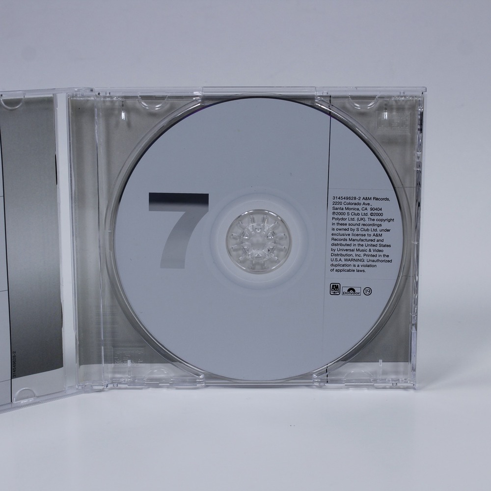 S Club 7 - 7 CD Album 2000 US Edition Bonus Tracks Pop Y2K Vintage Music Tested - Picture 2 of 3